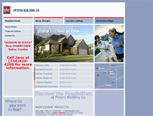 Tablet Screenshot of petersbuilding.com